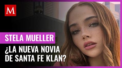 Quién es Stela Mueller, la nueva novia de Santa Fe Klan